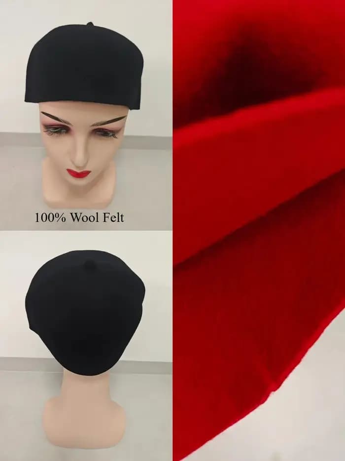 Casquettes en feutre de laine africaine pour hommes