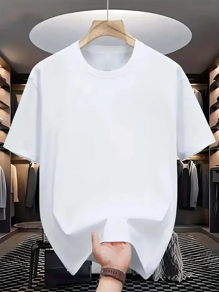 T-shirt homme haute qualité 100% 250GSM coton