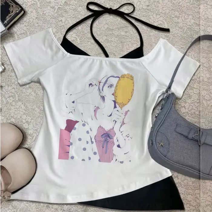 T-shirt Nana à col court pour fille