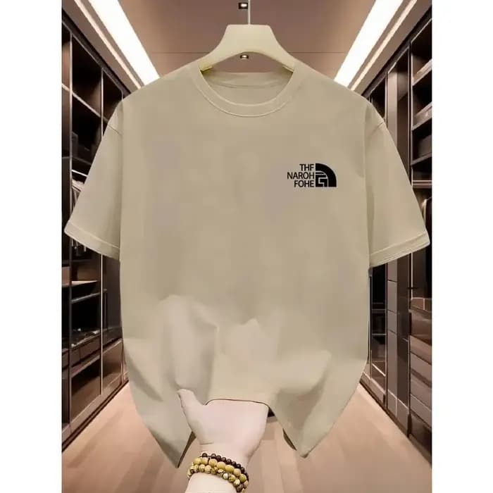 T-shirt à manches courtes et col rond pour hommes