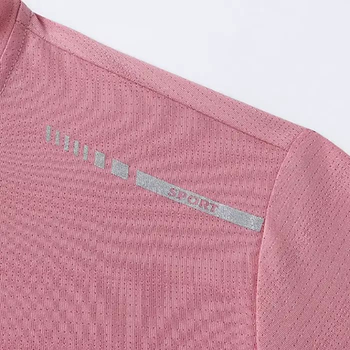 Femmes course T-Shirt réfléchissant haute élastique respirant