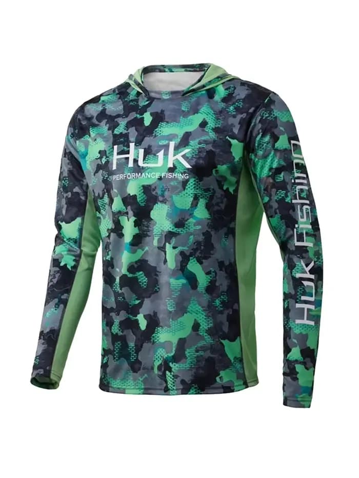 Nouveau T-shirt de pêche à capuche 2026 pour homme