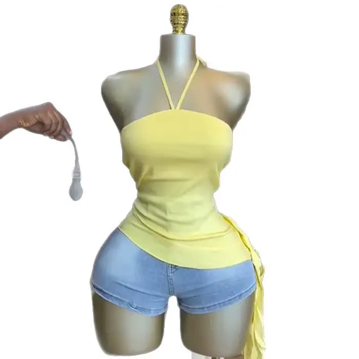 Chemise pour femmes, col licou