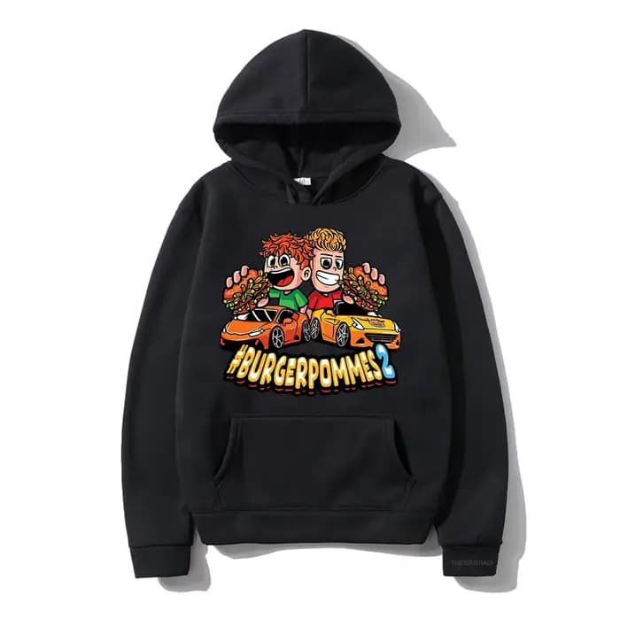 Sweats à capuche décontractés de dessin animé pour hommes et femmes