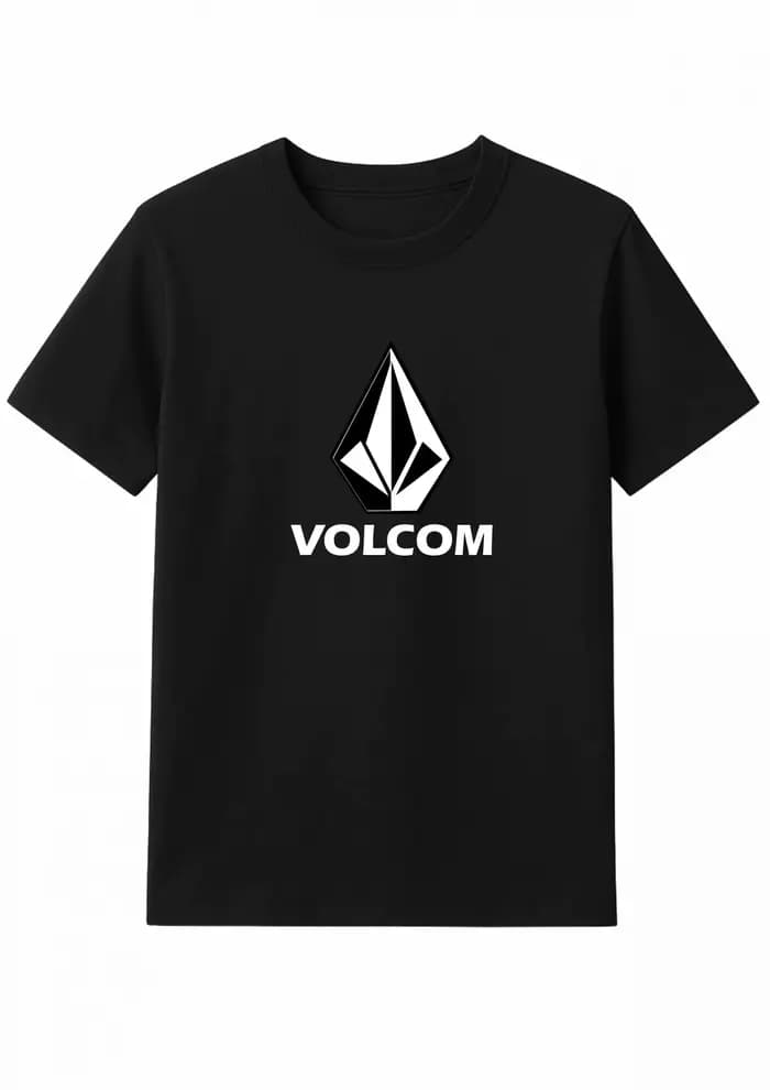Nouveau T-shirt en coton graphique Volcom 2026, T-shirt unisexe à manches courtes pour hommes et fem