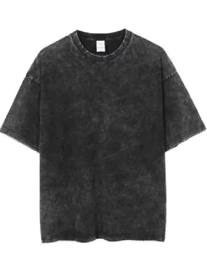 T-shirts Streetwear Vintage Délavés 2026 – Tops Femme Hip Hop Rétro Punk en Coton à Manches Courtes