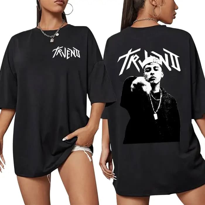 Rappeur Trueno Album Tour 2025 T-shirt hommes femmes vêtements mode à manches courtes