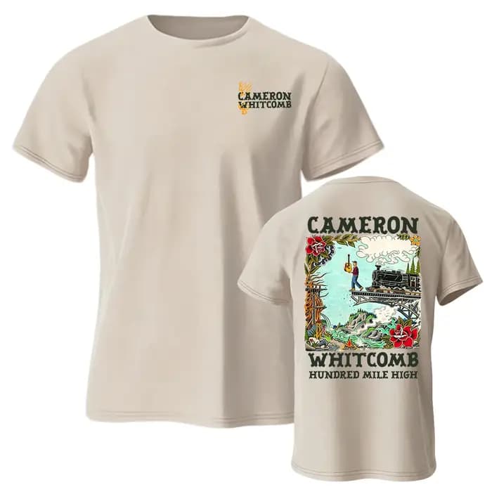 T-shirt Hundred Mile High CAMERON WHITCOMB Design Graphic Merch