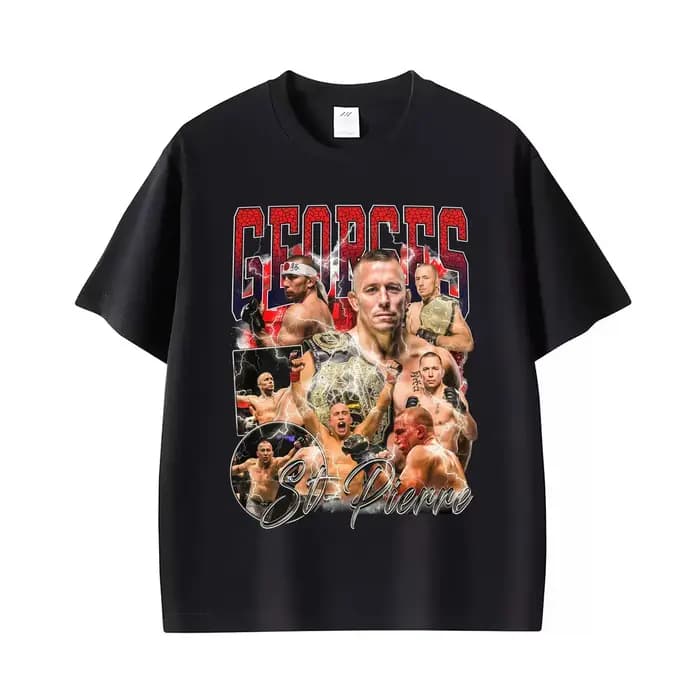T-shirt graphique vintage Georges St Pierre GSP