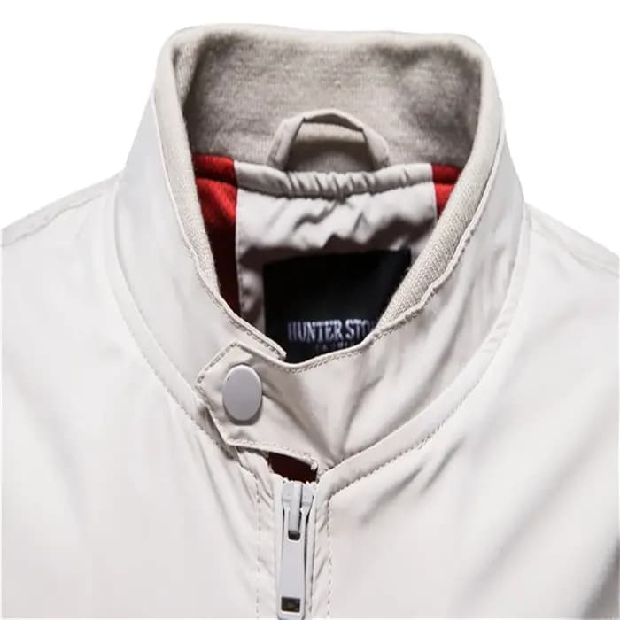 AIOPESON couleur unie veste de Baseball hommes décontracté col montant Bomber hommes vestes automne