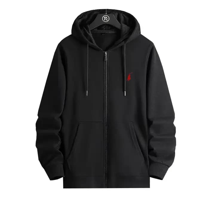 Ensemble de sweat-shirt pour homme RL avec logo brodé et fermeture éclair