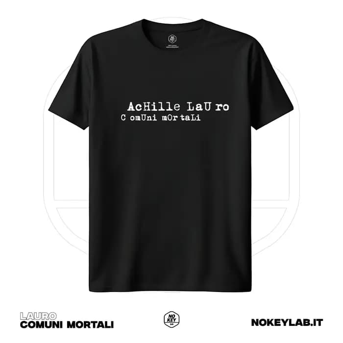 Achille Lauro T-Shirt Hommes Femmes-Fan Artiste Musique