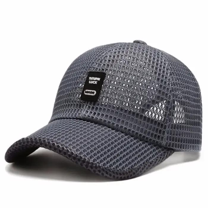 Casquettes de baseball unisexes réglables noires pour l'été