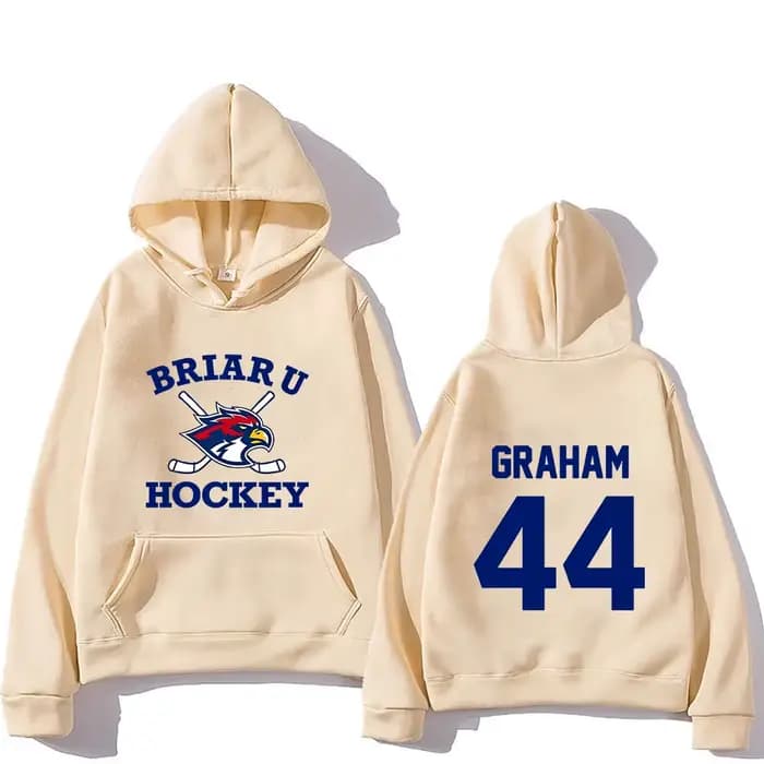 Sweat-shirts à capuche unisexes Off Campus Briar University Hockey, décontractés, amples, style streetwear, esthétique urbaine