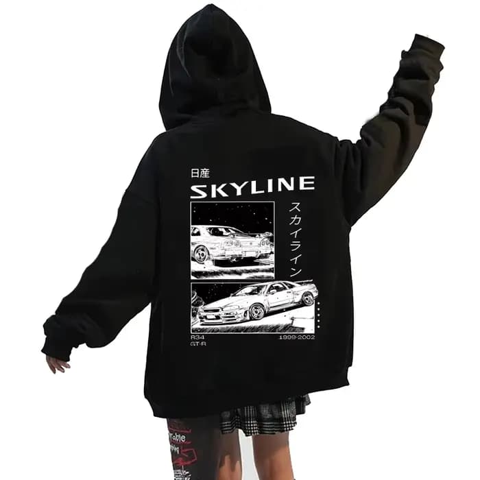 Sweat-shirt à capuche avec fermeture éclair pour homme