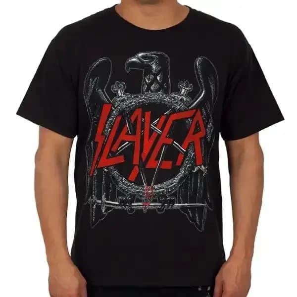 T-shirt graphique Slayer Band unisexe pour hommes et femmes