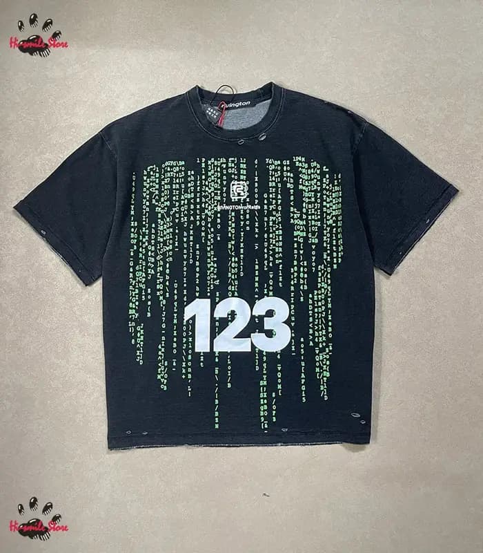 Nouveau T-shirt RRR123 pour homme et femme