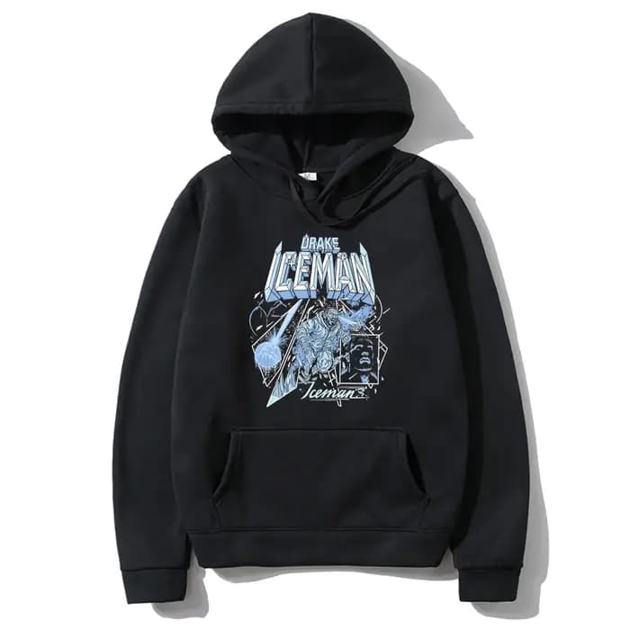 Sweat à capuche imprimé ICEMAN du rappeur Drake