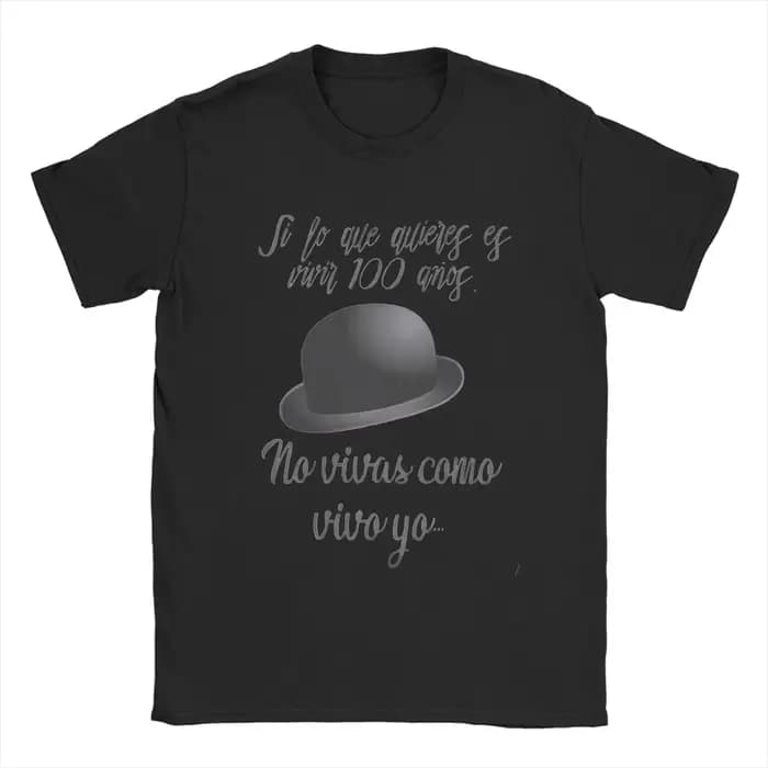 Joaquin Sabina T-Shirt plage Hip Hop tendance t-shirts hommes pur coton col rond 4XL 5XL 6XL t-shirt