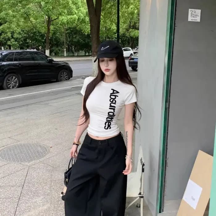 T-shirt d'été pour femme à manches courtes