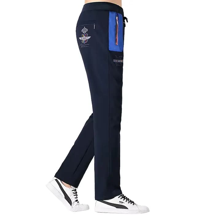 Pantalon de sport en coton à taille élastique pour hommes