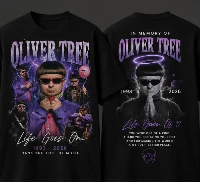 T-shirt rétro Oliver Tree 2026