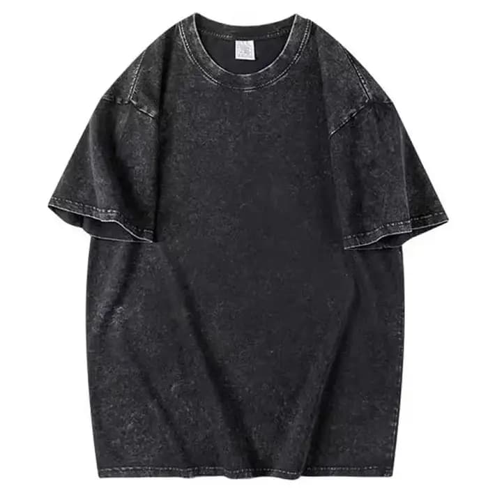 T-Shirt à manches courtes teint en cire de flocon de neige lavé, chemise culturelle unisexe pour fête de classe de groupe, Logo imprimé, marque tendance américaine