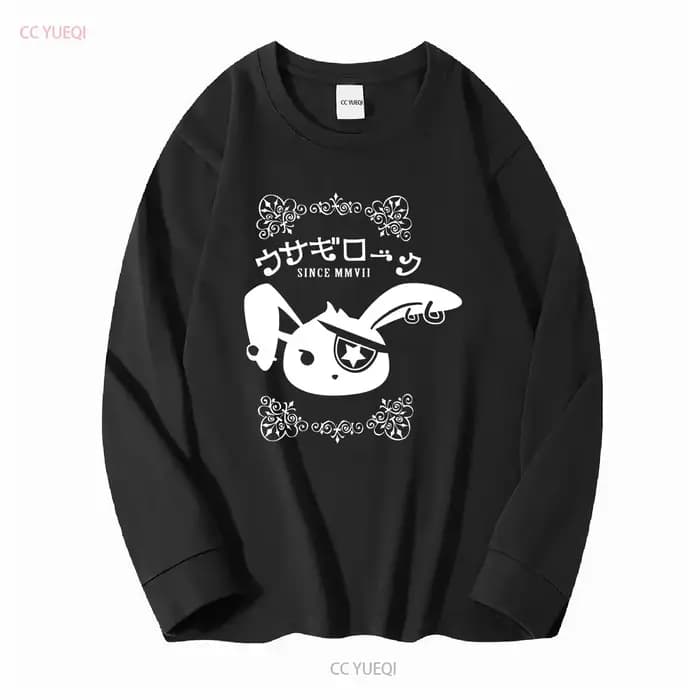 Punk Bunny t-shirt Pastel goth rabbiT gothique jrock yami kawaii scène visuelle kei emo manches longues ou courtes vintage lavé