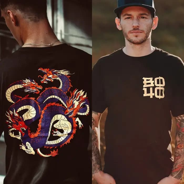 T-Shirt en coton avec image graphique Helden De Tioz Böhse Onkelz pour hommes et femmes, Streetwear d'été