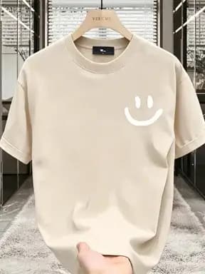 T-shirt imprimé pour homme - 100% coton