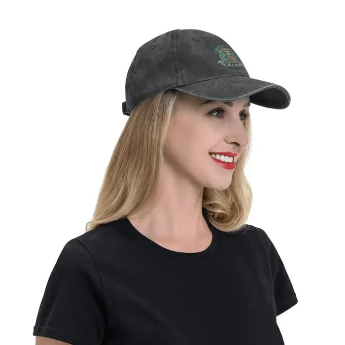 Bendu sauver la planète tuer tous les humains casquette de Baseball Vintage en détresse lavé dessin animé Snapback unisexe voyage en plein air chapeaux souples