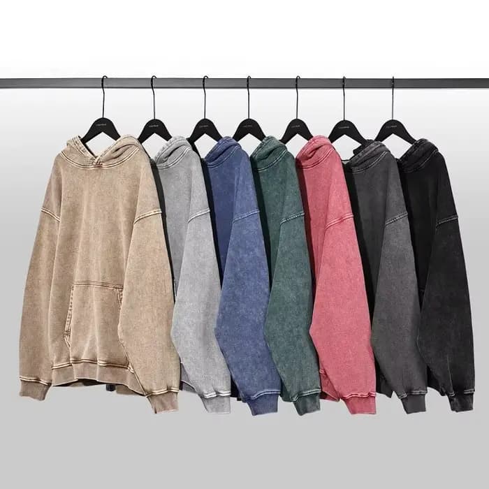 Sweat-shirt lourd rétro américain pour hommes et femmes