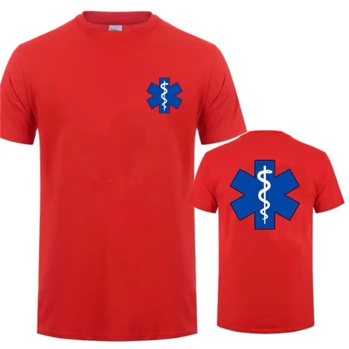 T-shirt imprimé EMT Emergency Ambulance pour hommes et femmes