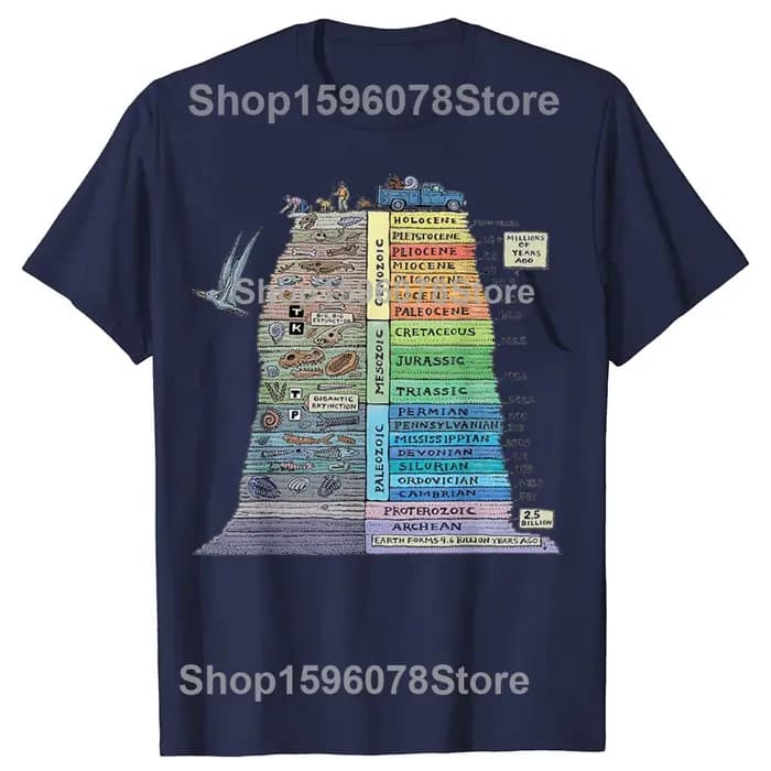 Géologie drôle forme de terre géologue Rock collecteur T-shirts hommes mode t-shirt style décontracté 100% coton ample