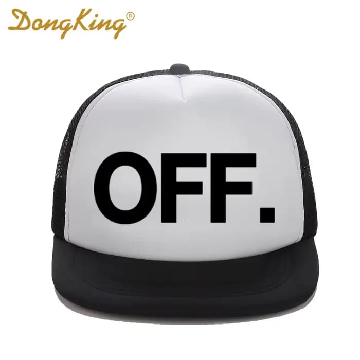 DongKing-Casquette de camionneur avec lettre imprimée