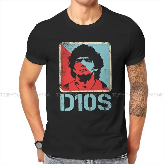 T-shirt Homme, Streetwear, en Polyester, Football argentin, Legend, Diego 10
