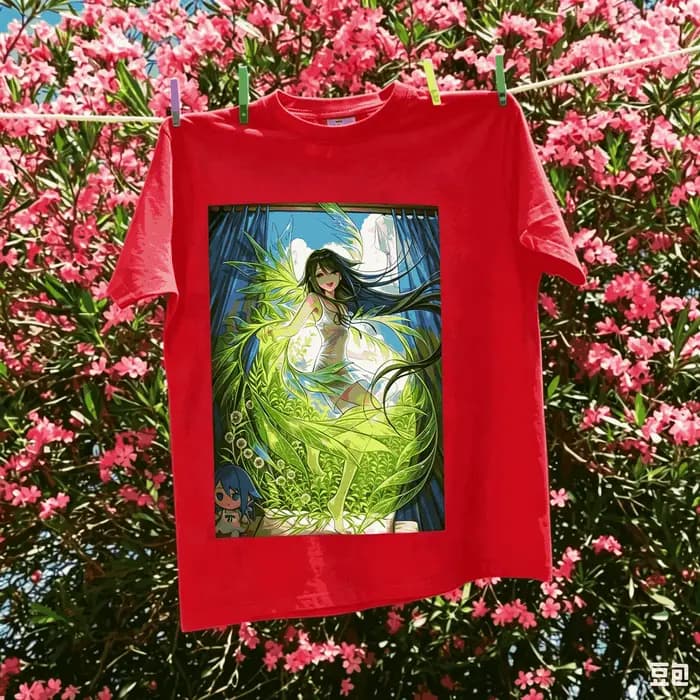T-shirt Saya no Uta Streetwear tendance en coton, surdimensionné, unisexe, mode vintage, imprimé hip