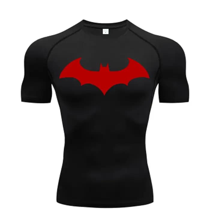 Chemises de Compression graphiques chauve-souris pour hommes