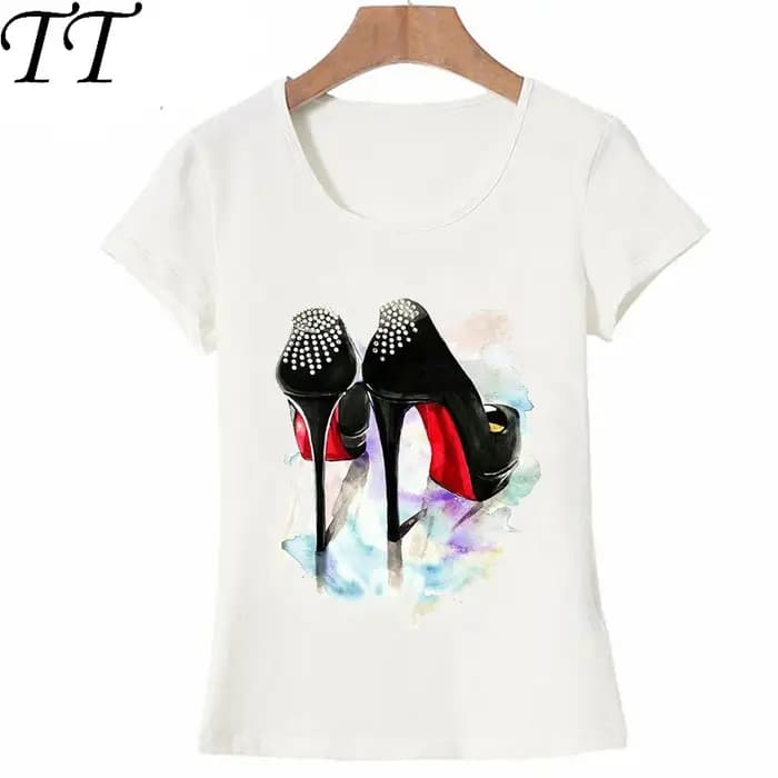 T-Shirt Vintage à la Mode pour Femme