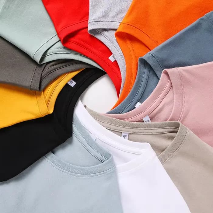 Offre spéciale T-Shirts d'été hommes femmes coton t-shirt mâle Simple solide