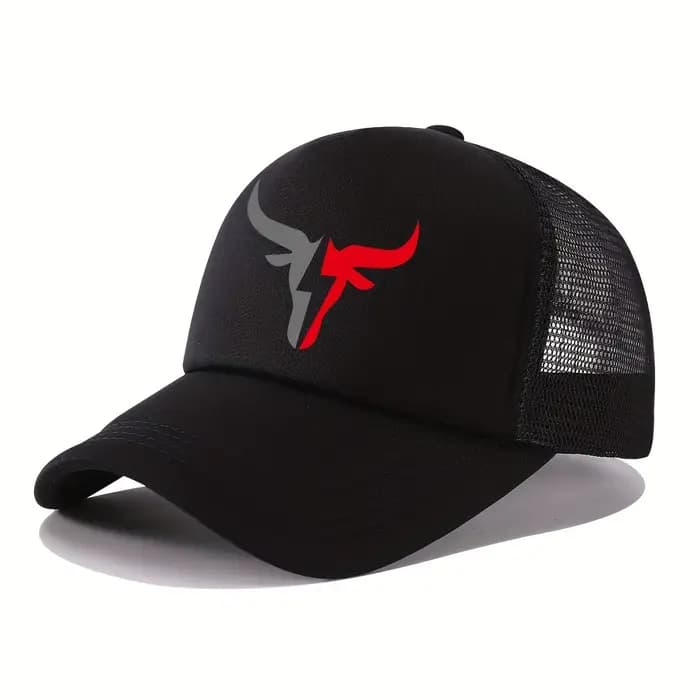 Casquette de baseball pour homme avec imprimé tête de bœuf