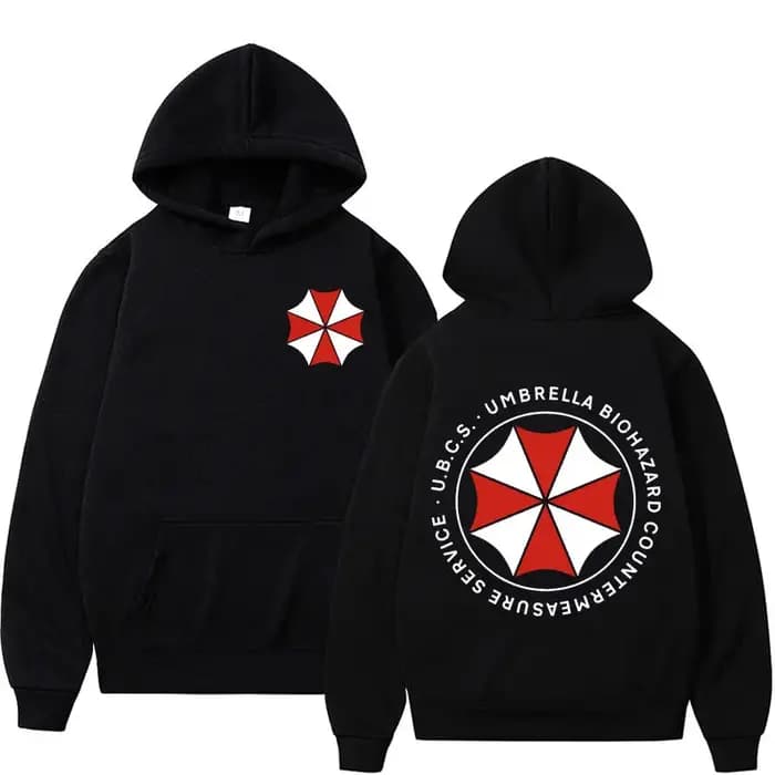 Parapluie Corporatio Logo graphique à capuche Hit Resident Evil pulls sweat vêtements pour hommes mode Vintage Cool
