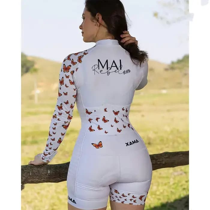 XAMA nouveaux vêtements de cyclisme pour femmes Macaquinho VTT