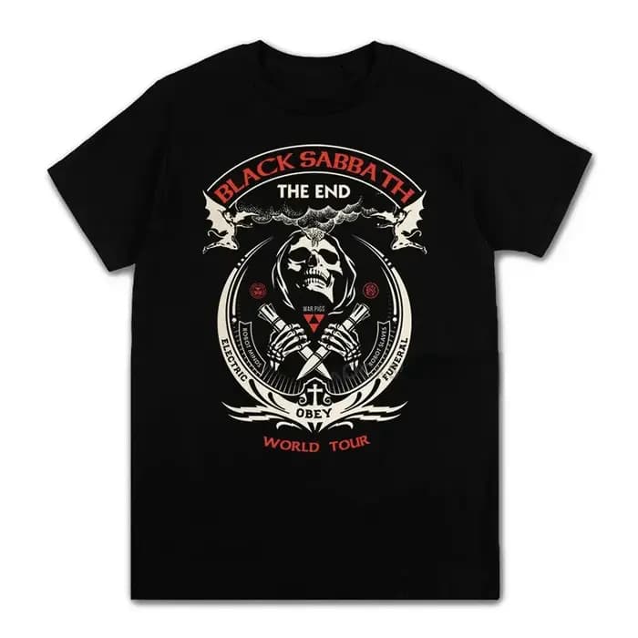 T-shirt de la Groupe de Rock Black Sabbath – Nouvelle Collection Unisexe de Luxe Décontracté et Tendance pour Hommes et Femmes