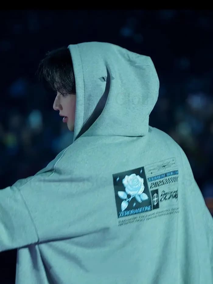 ZEROBASEONE HERE NOW TOUR – sweat à capuche avec fermeture éclair