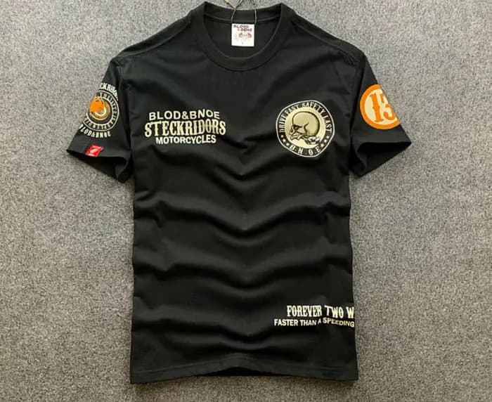T-shirt à manches courtes pour hommes Skull