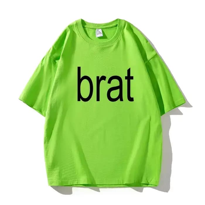 Charli Xcx Brat t-shirt femmes manga t-shirt fille manga vêtements de créateur