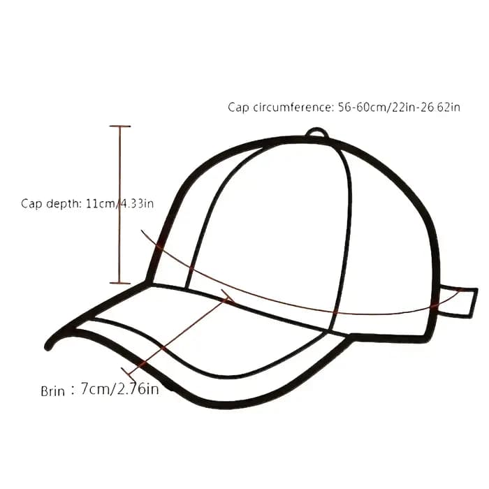 Casquette de baseball noire tendance avec logo brodé