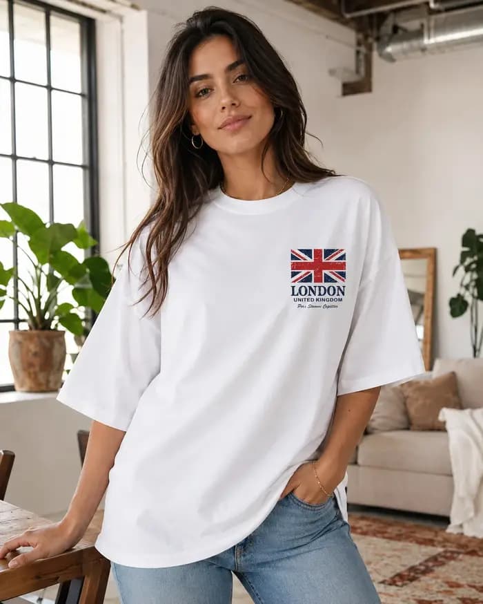T-Shirt à manches courtes et col rond pour hommes et femmes