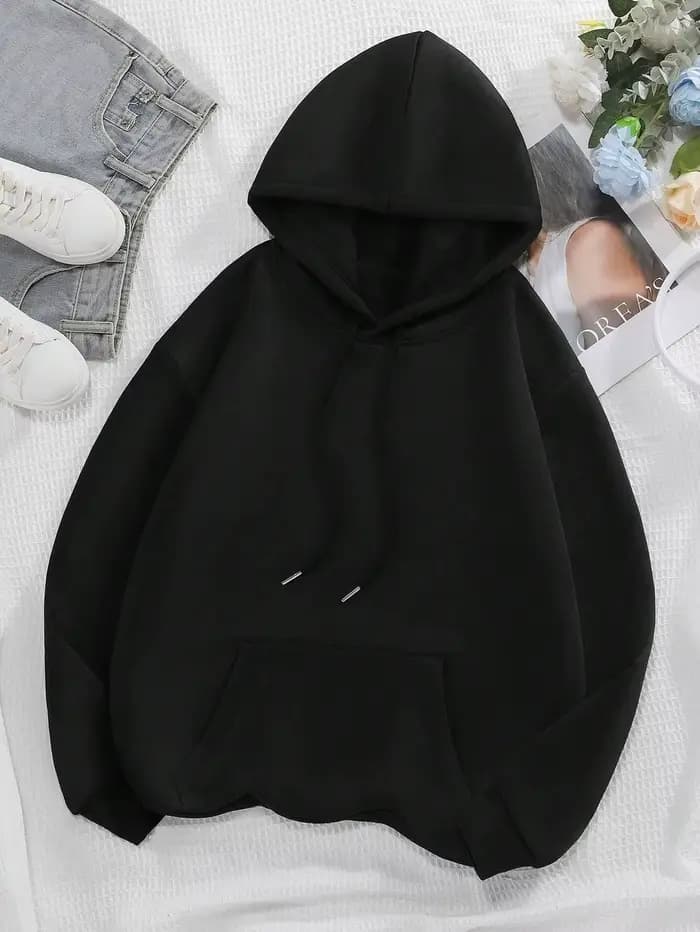 ReplCity-Sweats à capuche College décontractés pour femmes, sweat-shirt de poche chaud, vêtements de rue surdimensionnés, pull sportif, New York, sourire, mode
